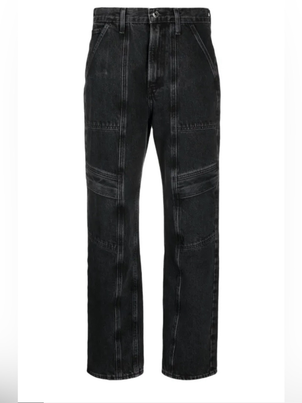 Agolde cooper cargo panther 🐆 black straight leg jeans